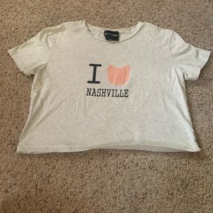 I love Nashville crop top size x-Large